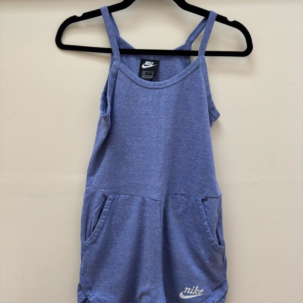 Nike vintage Heather Blue Romper Tank top